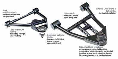 Built with all of the care and experience you have come to expect from us, these tubular control arms are a precision engineered solution for ShockWave installation, ball joint binding, and frame