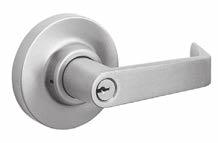 Exit Devices 8000 Series 8000 Series Sectional Trim Sectional Trim (Specify) Special Finish Coating Cylinders and Keying Knob or Lever Function Finish 689