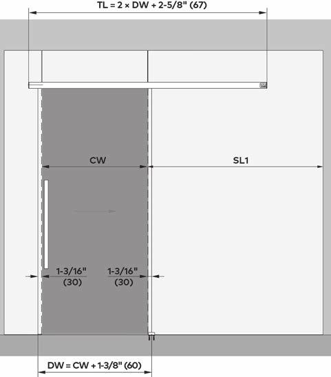 When maximizing door panel width, height, or thickness, one or more of the other dimensions (width, height, or thickness) will require reductions to remain at or below
