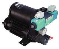 Hydraulic Drives and Pump Units Continuous pumps Constant running pumps available in 2 or 3 litre for 24