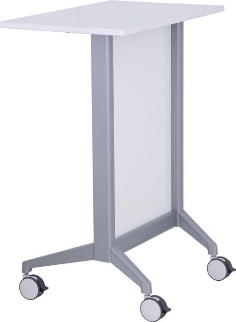 $2470 list Standard with Oval Column and Black Casters DIMENSIONS Overall Base Spread: 27" Overall Width: 45" Overall Height: 77" Whiteboard Width: 42" Whiteboard Height: