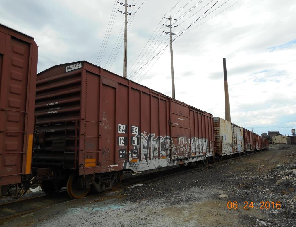 A Typical 50 boxcar with a 10 sliding door A boxcar can have a single door, double doors and