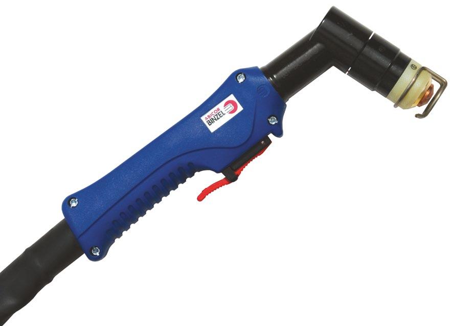 Plasma Cutting Torches ABIPLAS CUT air cooled Rating up to 150 A Robust design and optimum cooling guarantee long torch and consumable life Handle with extended trigger offering increased distance