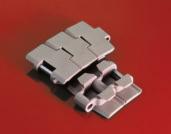 PLASTIC SLATBAND CHAINS page 123 page 71, 73 STANDARD RADIUS SINGLE HINGE TAB WITH THICK TOP PLATE Chain type Code nr.