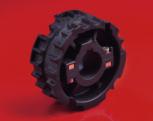 Bore Pitch Outside Width Hub Hub of diameter diameter (Teeth) width diameter teeth B E F C A mm/inch mm mm mm mm mm SPLIT SPROCKETS, INJECTION MOULDED - NS 831 METRIC BORES NS831 21-25 L0831604102 21