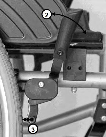 Using the Wheelchair Brakes Aspire Evoke Manual Wheelchairs have locking brakes to ensure no movement occurs when the wheelchair