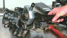 On some vehicles you must remove the steering gearbox with the mount brackets attached and then remove the