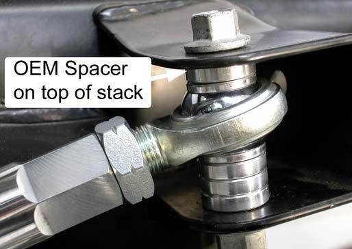 Note: MM recommends a spacer stack that is biased upwards (3 below, 1 above) as a starting inner-spacer configuration for 2003-04 IRS cars.