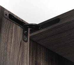 Concealed and recessed hinge For door thicknesses from 18mm (21/32") 14 16 Tiomos base plates Wing base plates