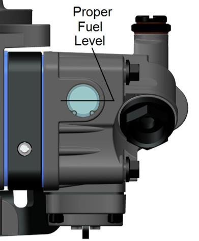 Figure 1a 3. If you do need to adjust this, loosen the lock screw and turn the adjusting nut clockwise to lower the fuel level and counterclockwise to raise the fuel level.