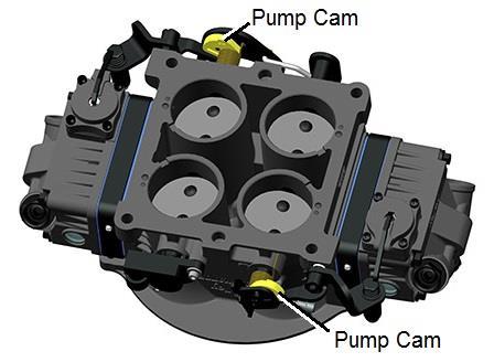 The 20-81 pump cam design delivers an early fuel shot and continues, until the pump empties.