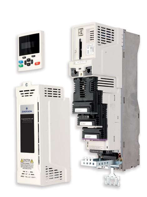 Motor Control Drive Offerings Emerson offers two types of AC drives to be paired with Copeland Scroll variable speed 2-15 HP compressors.