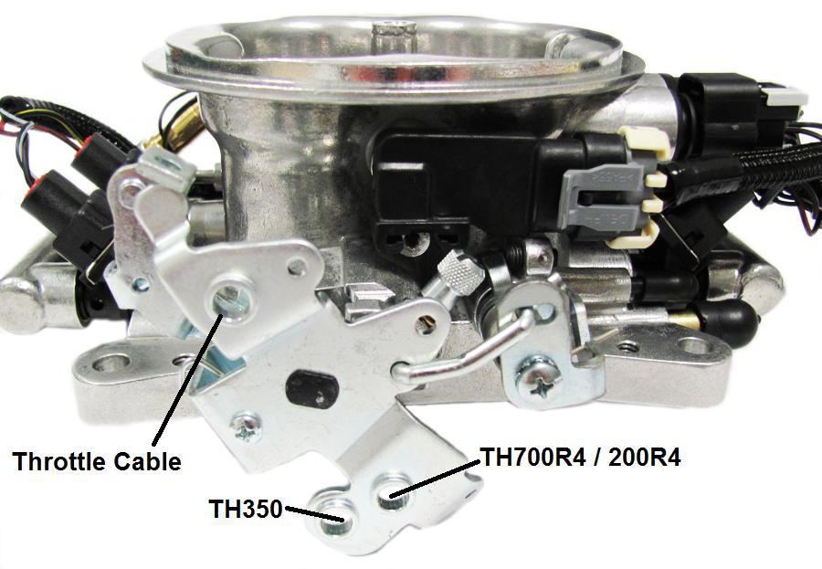 8.2 Throttle Connections 1. The throttle lever on the TERMINATOR is designed to directly connect to most throttle cables. Several throttle studs are included.