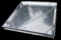 Steel Products INTERNAL Concrete Infill Recessed Covers 3104C-SLK D3104B R2-T450P-SLK
