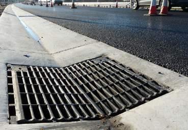 are designed for slip formed drainage channels.