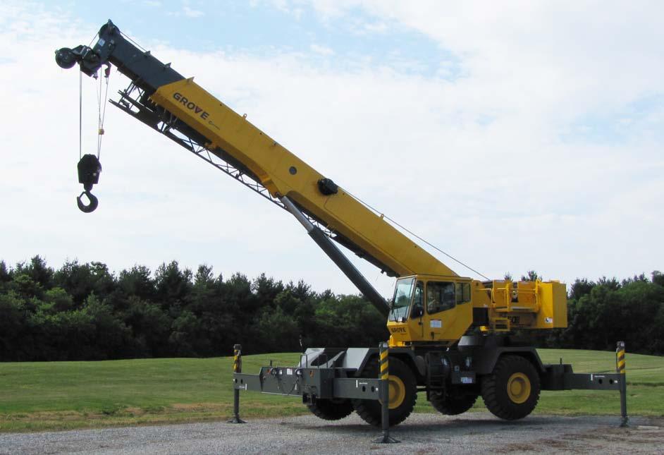 Cable power is provided through model GHP30A grooved drum hoists with 16,800 lb permissible line