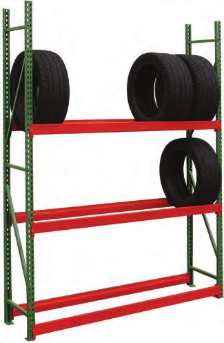 FastRack Units - Tire/Reel Boltless Shelving Rack FastRak Tire Storage Shelving FastRak unit design makes these extra heavy duty units perfect for storing today s larger tires.