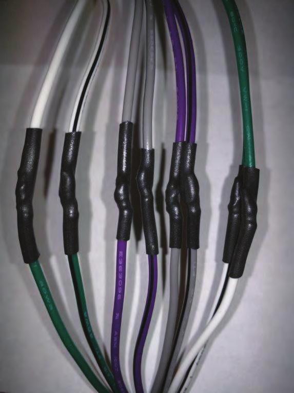Depending on mount location of the camera and line preaferences, the wires may be left cut or they can be stripped and connected to either mirror the