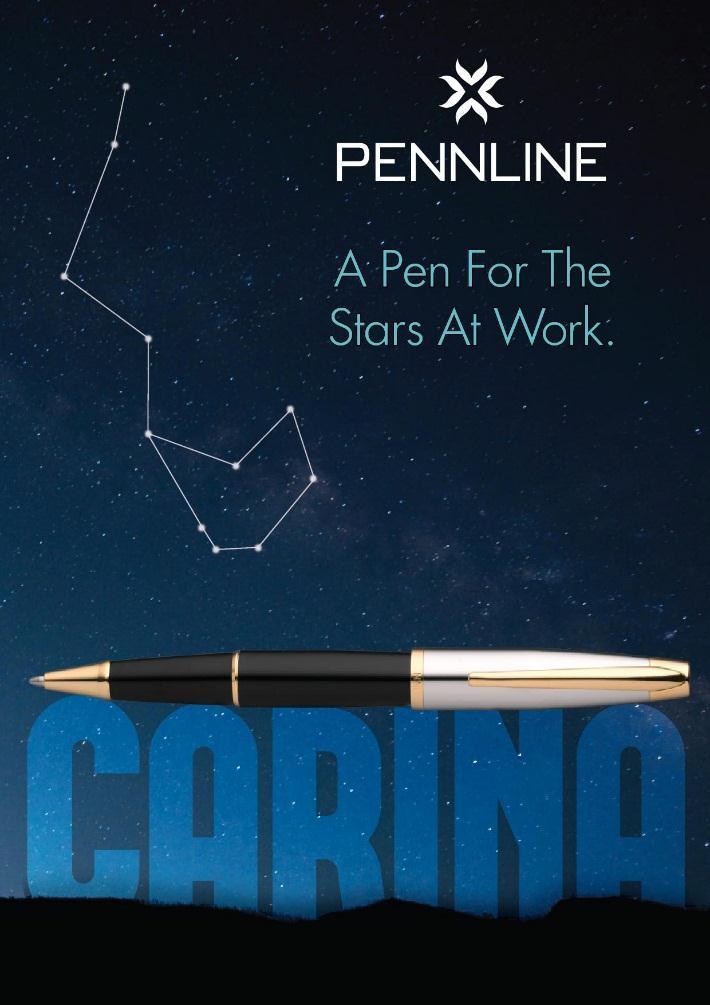 PENNLINE CARINA: The stunning Carina pens are created to wow. Designed to impress. The wide profile is well balanced and comfortable. 2 modes - The Roller Ball and Ballpoint.