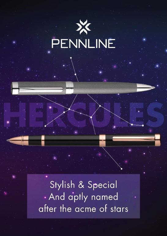 PENNLINE HERCULES: The Pennline Hercules wide profile is created for those who like a pen that feels substantial yet not too heavy. Hercules design sits perfectly in a pocket.