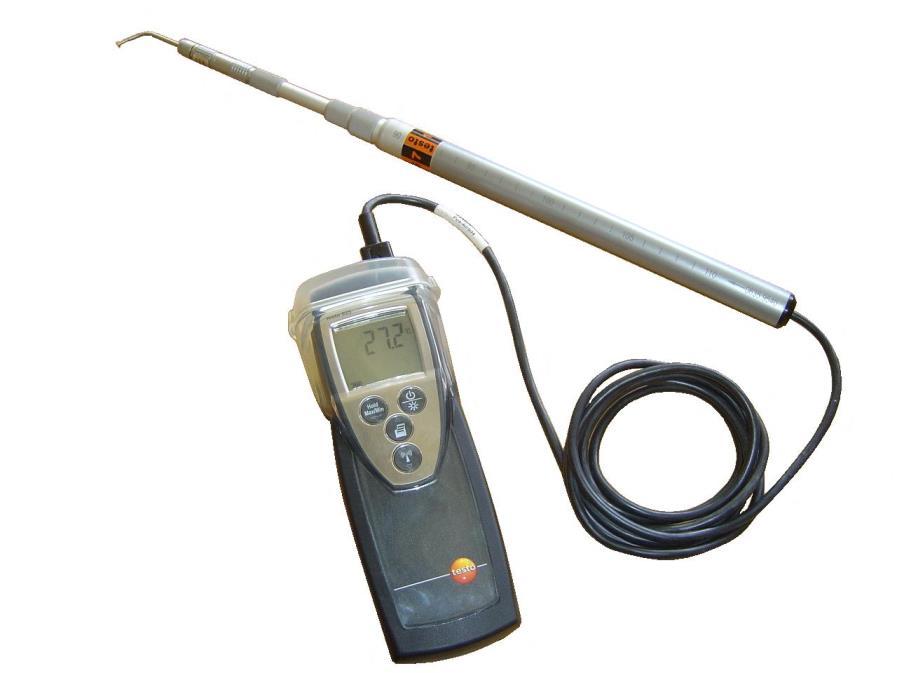 Telescopic Contact Thermometer To measure the shaft temperature of the support rollers It helps to evaluate the condition of the bearings and the