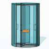Geryon security revolving doors and turnstiles Four versions, multiple options Security revolving doors Geryon SRD-E01 Geryon SRD-C01 Geryon SRD-S01 Outside diameter Total height / passage height