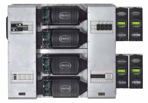 Power Systems OutBack FLEXware Complete Power Systems Fully Assembled and Tested NEC-compliant pre-assembled power systems include inverter(s), AC enclosure with inverter bypass, DC enclosure,