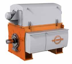 Thus, the generator and gearbox can utilize the same bearings, and the gearbox lubrication oil can be used to cool the generator.