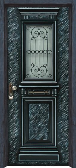 decorative handles in supreme doors are