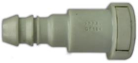 Install the supplied 1/2" male quick connect fitting (1500394) into the flexible line coming from
