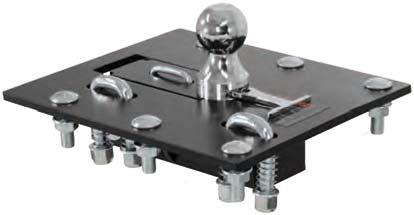 OVER-BED FOLDING BALL GOOSENECK HITCH Up to 30,000 lbs. GTW / 7,500 lbs.