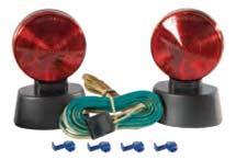 ELECTRICAL TOWING LIGHTS Non-scratch magnetic base 53204 includes a sturdy, reusable case Patent#