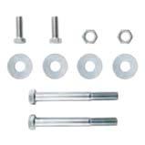 -- -- -- -- -- Bolt kit includes, grade 8: - Two hex bolts (5/8" x 5 1/2") - Two hex bolts (1/2" x 1 1/2") - Two nylock hex nut (5/8") - Two