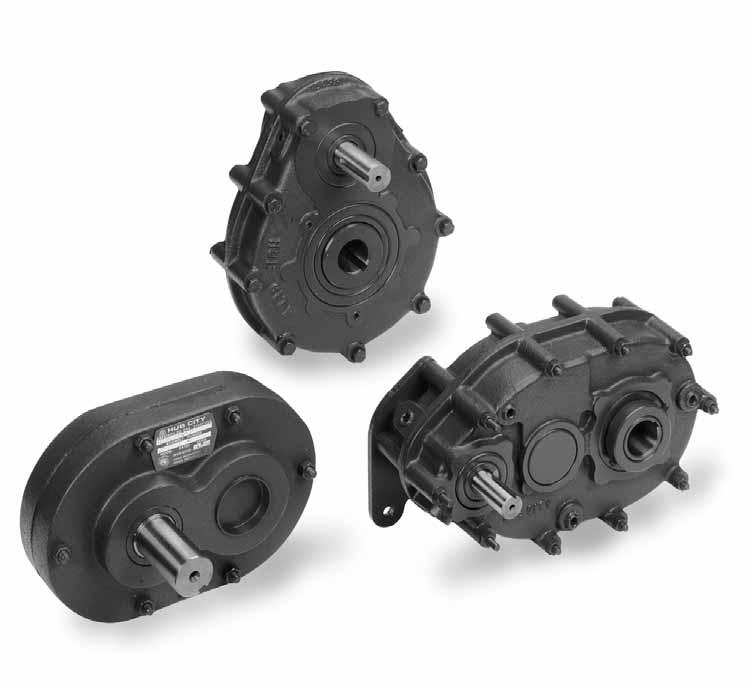 arallel SAT rives Basic Specifications ower ratings from 2 to 530 hp Output Torque to 120,000 inch/lbs Ratios from 1:1 through 70:1 Output Speeds 24 rpm to 2400 rpm Standard eatures Up to three input