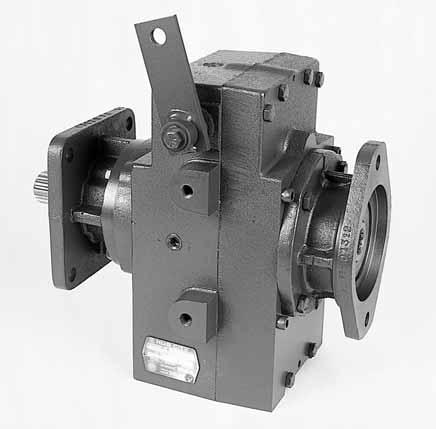 UB CITY ARALLEL SAT RIVES odel T-100 Shifting Transmission eatures Input and output shafts in-line. Shifting mechanism allows selection of neutral and two (2) ratios.