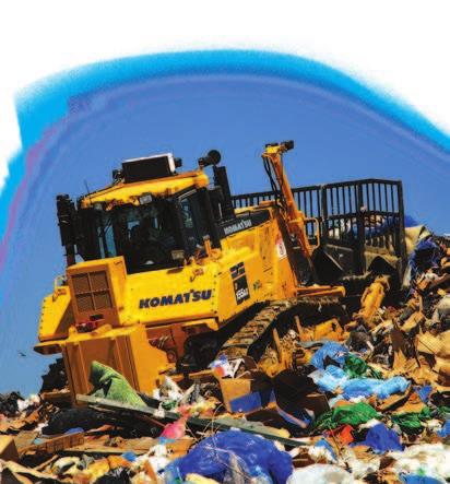 Waste Handler KOMTRAX EQUIPMENT MONITORING GET THE WHO LE S TOR YW ITH WHEN WHAT KOMTRAX is Komatsu's