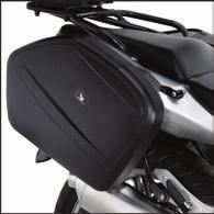 of two specially designed, aerodynamic and fully integrated 29L panniers