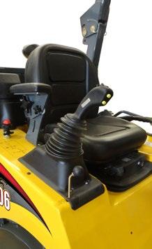 Multi-function joystick controls lift arm, bucket and