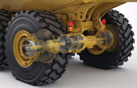 Front Suspension Large bore, low-pressure cylinders are purpose designed for off-road applications and offer a soft, smooth ride for the operator.
