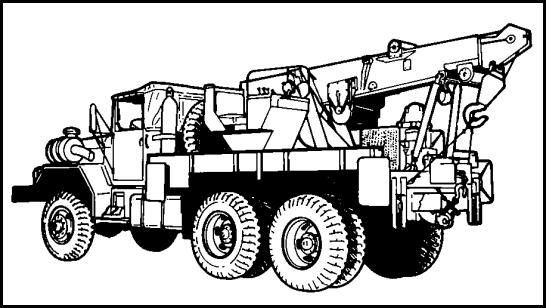 FIGURE 19. M816 WRECKER. The M543A2/M816/M936 wrecker is used for recovery, maintenance, and lifting operations.