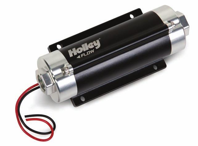 FUEL PUMPS 165 HP In-Line Billet Fuel Pumps See electric fuel pump chart on page 160 for additional info Holley s new HP In-Line Billet Fuel Pumps are designed to be the perfect companion to your