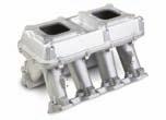 fuel flows and dampen pressure pulsations in the fuel system and come standard with EFI Hi-Ram style kits. Cast aluminum construction. Intended for use on N/A or forced induction engines in the 6.