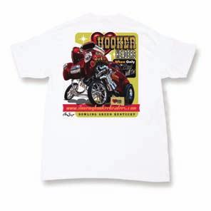 The classic Weiand logos take you back to the good old days with a large dragster print on the back and a pocket sized HEMI on the front chest.