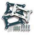 aluminum,these adapters allow a DOMINATOR carburetor to be mounted on a manifold designed originally for a 4150 or 4160 carburetor 2-1/4 height... Part # 17-9 2 height.