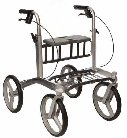 12 Carla Wide walking space High user weight capacity Comfortable and easy walking The Carla is a stable high quality rollator.