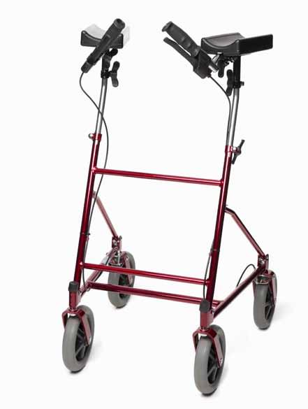 21 Staffan RA Individually adjustable underarm supports Narrow overall width Stable and easy to manouver Staffan RA is a highly maneuverable rollator for indoor