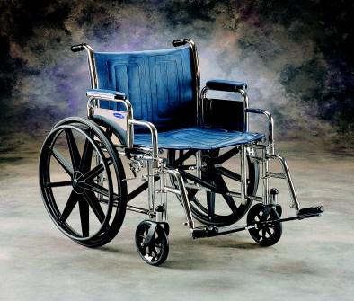 It also has an attendant operated wheel-lock for easy use. Weight capacity: 250lbs. 19 seat $249.