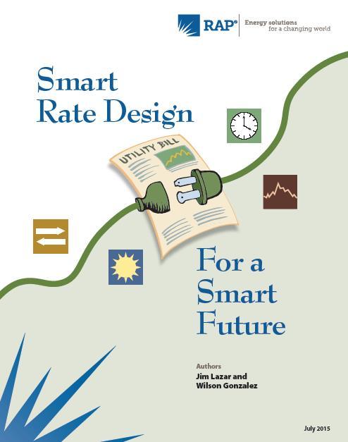 Smart Rate Design: Rate design as
