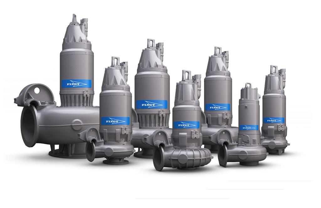 High-capacity pumps When higher capacity is required, the Flygt N-pump series has pumps to do the job. These models deliver unprecedented pumping power reliably and efficiently. 1.