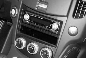 REV. 4/2/2014 INST99-7607B INSTALLATION INSTRUCTIONS FOR PART 99-7607B KIT FEATURES DIN radio provision with pocket ISO radio provision with pocket Double DIN radio provision Painted matte black to